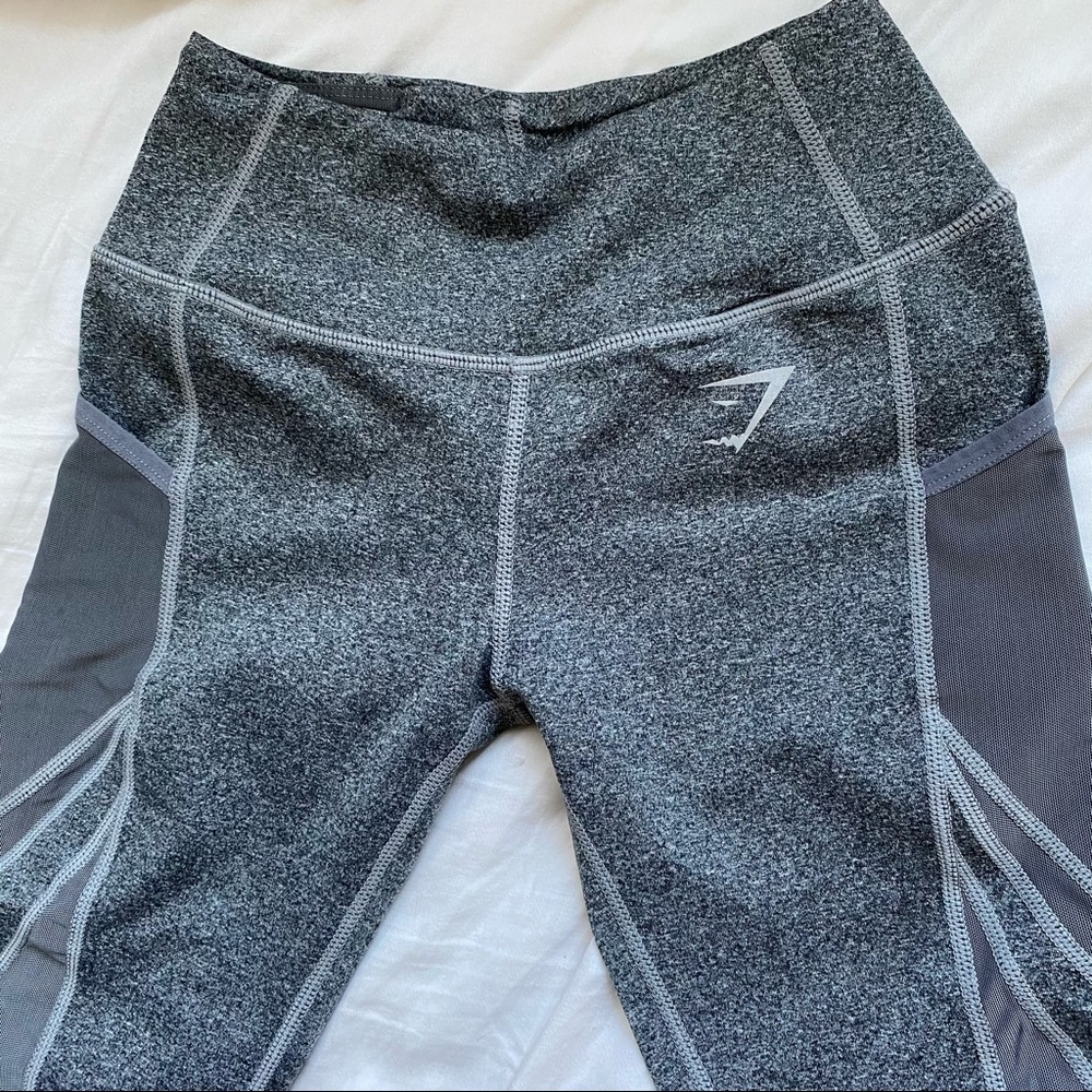 SOLD GYMSHARK HIGH WAISTED SLEEK SCULPTURE CROP LEGGING - Picture 11 of 13